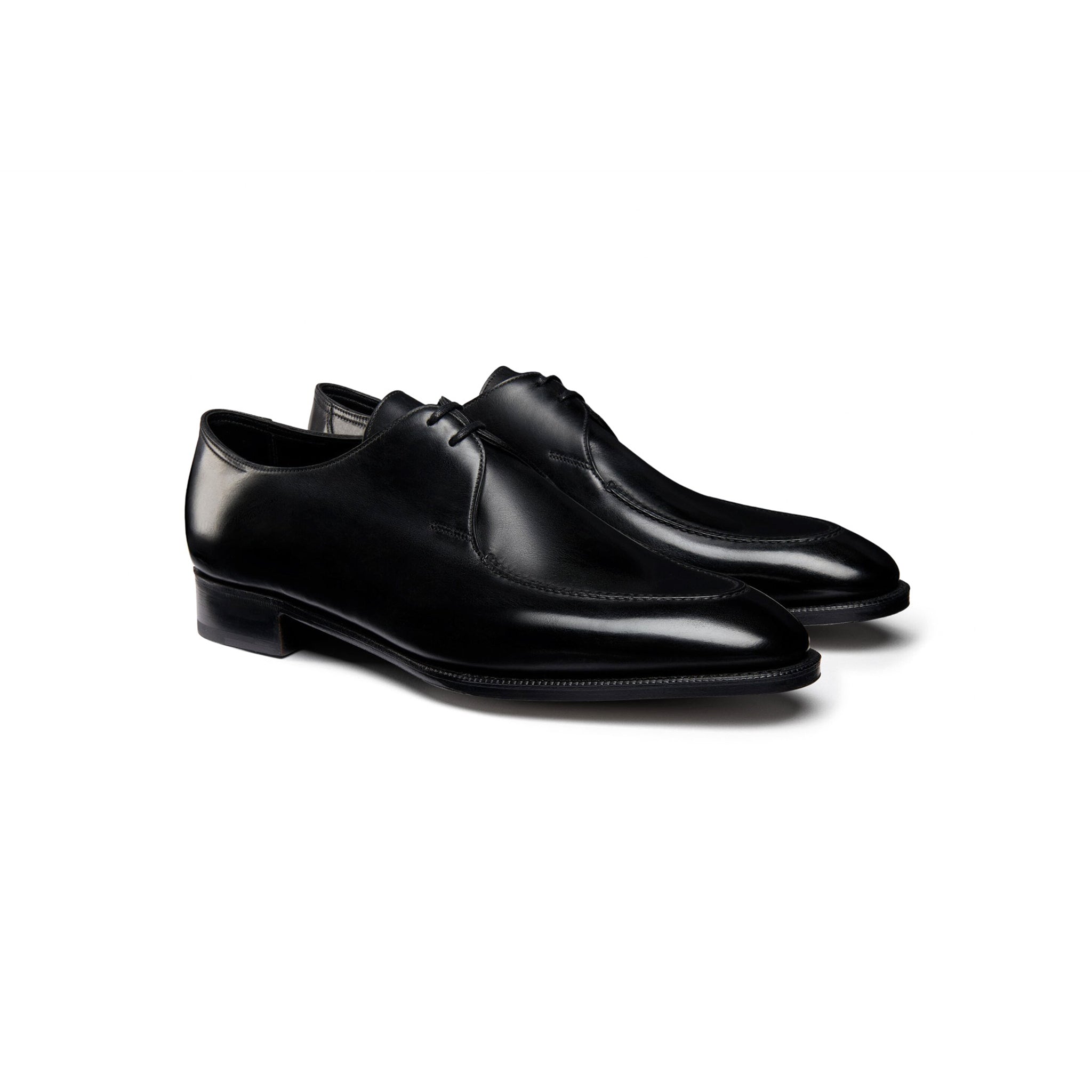 Classic Black Derby Shoes for Men's
