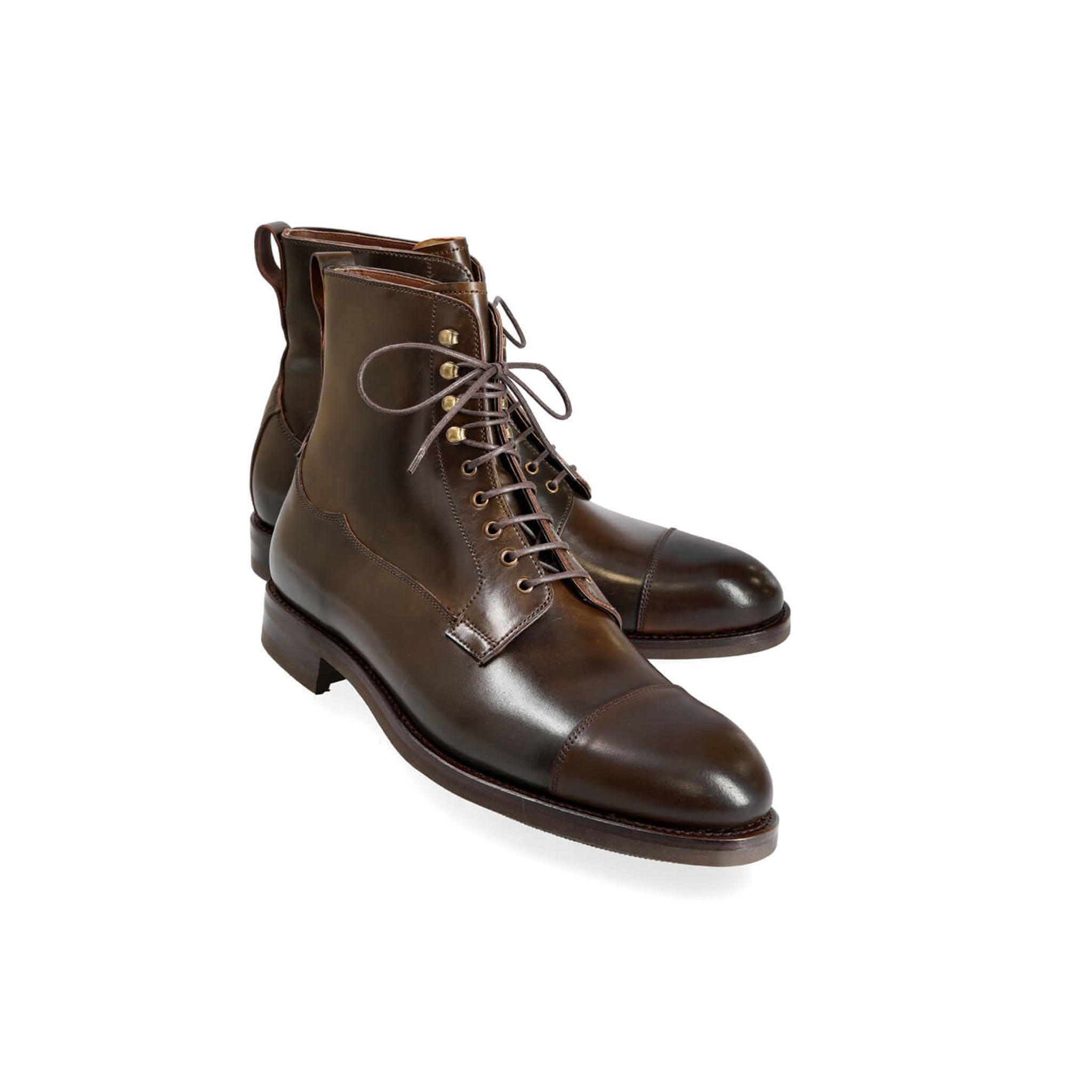 Dark Coffee Chelsea High Ankle Boots