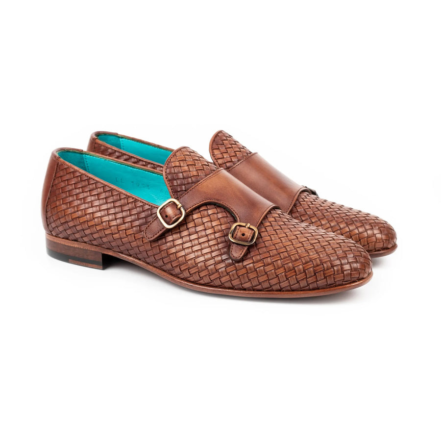 Handcrafted Double Monkstrap Men s Shoes