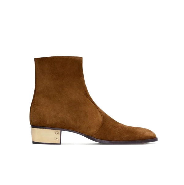 Suede Leather Ludhovic Boots - Brown
