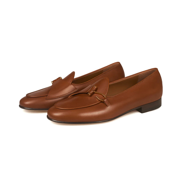 Tan Tassel Loafers