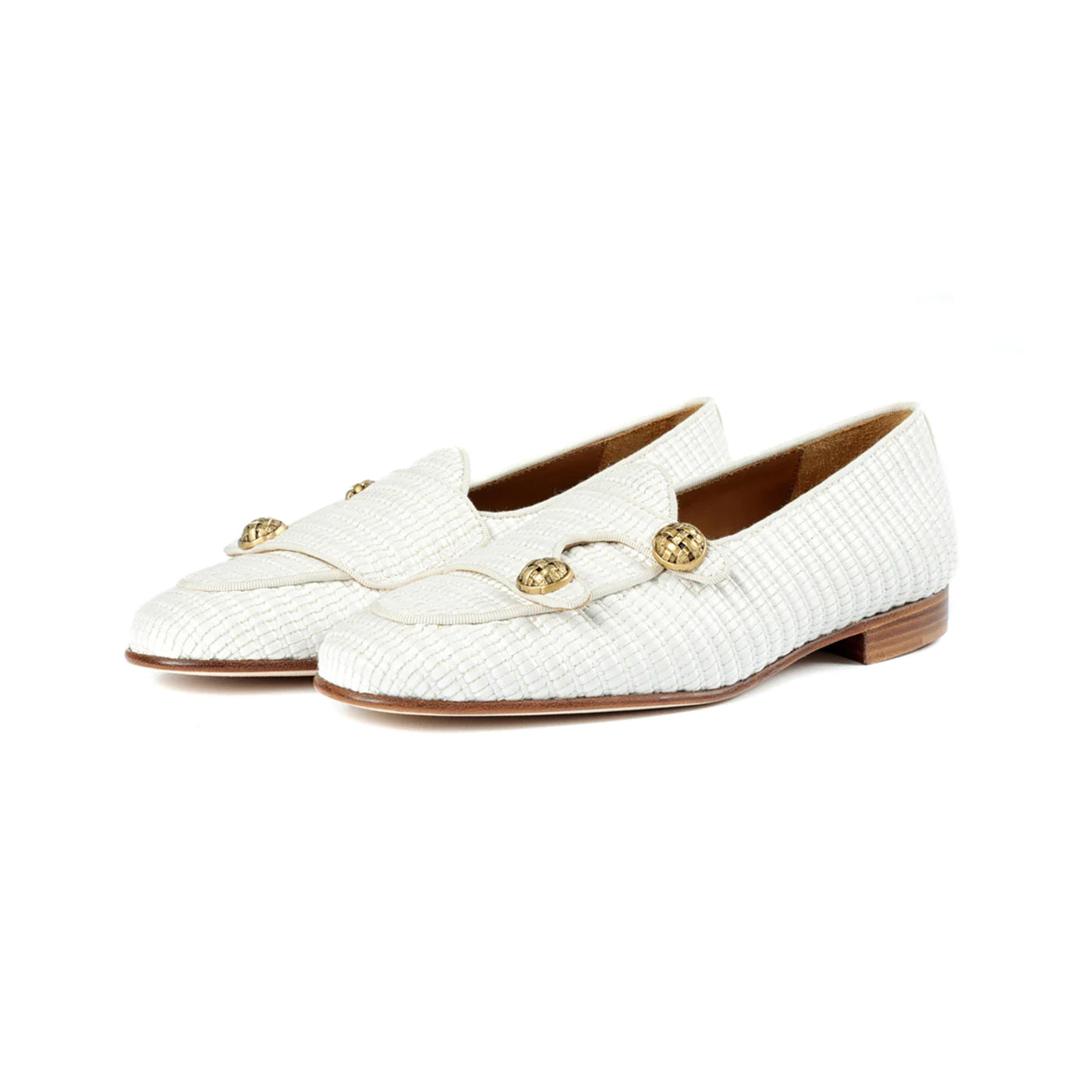 Tapered Double Monk Strap Shoes