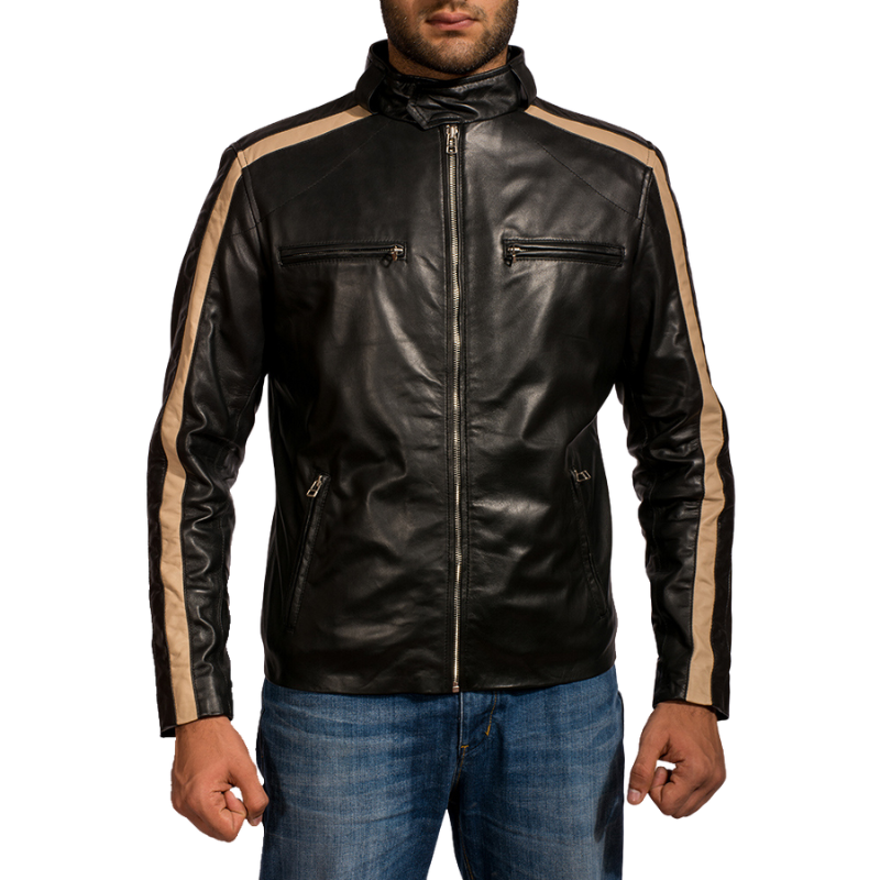 Axiron Leather Biker Jacket