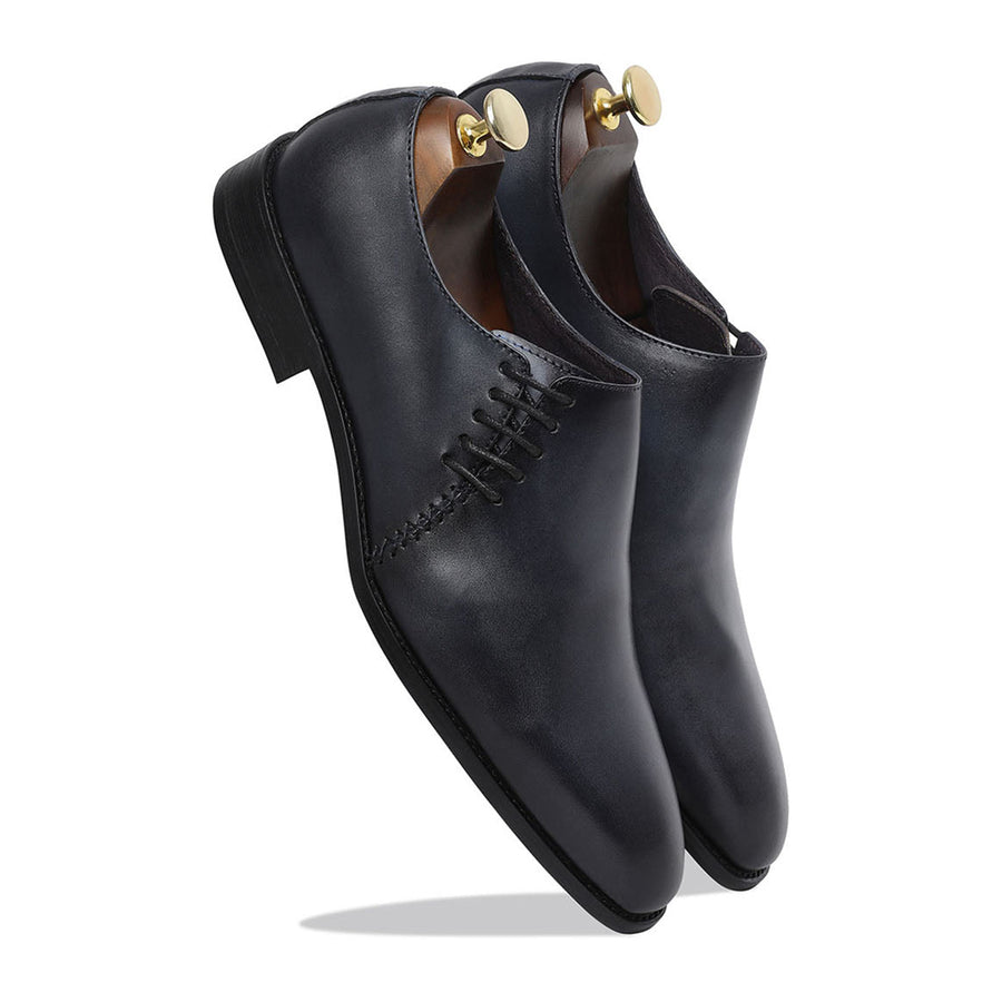 Spanish Black Leather Shoes