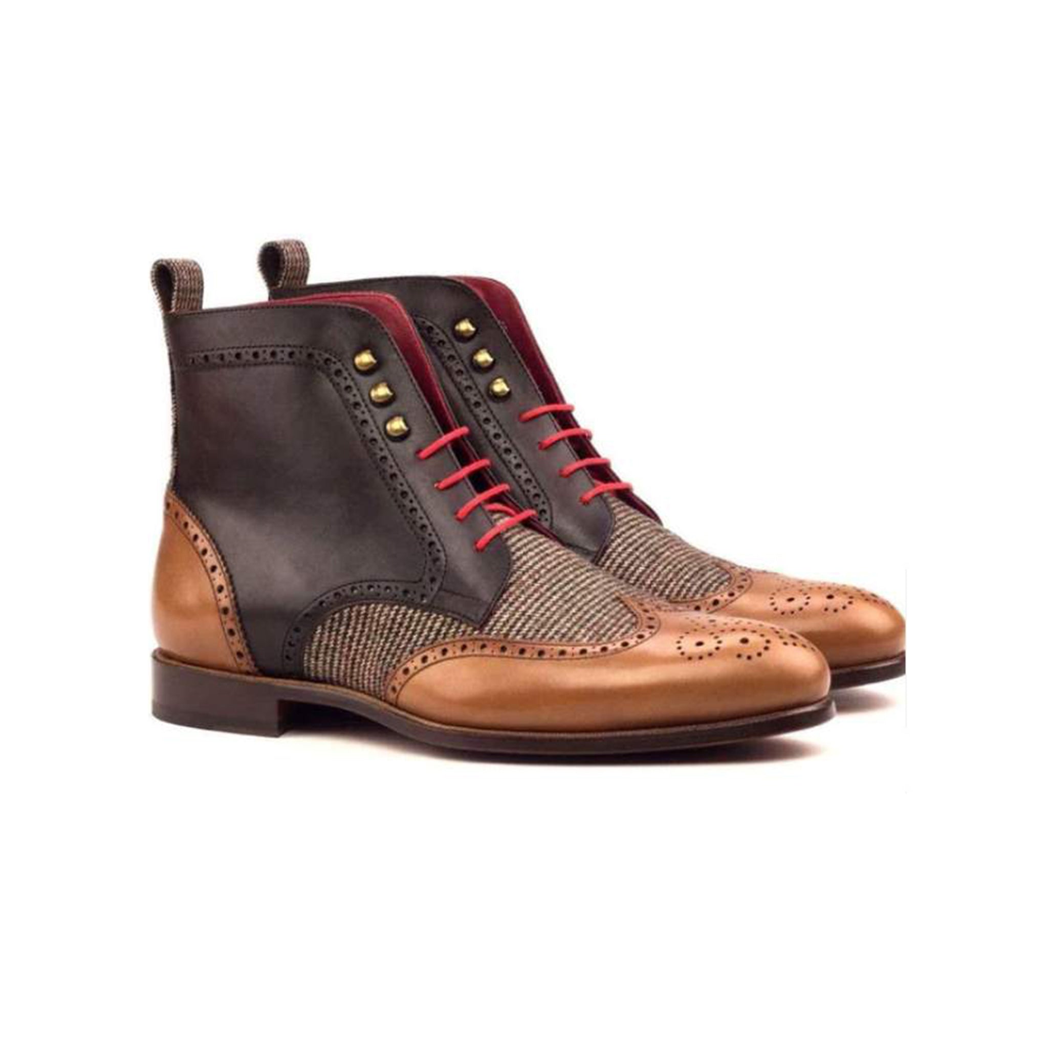 Military Brogue Boots