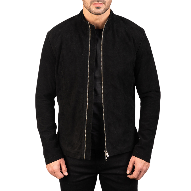 Fenros Suede Biker Jacket