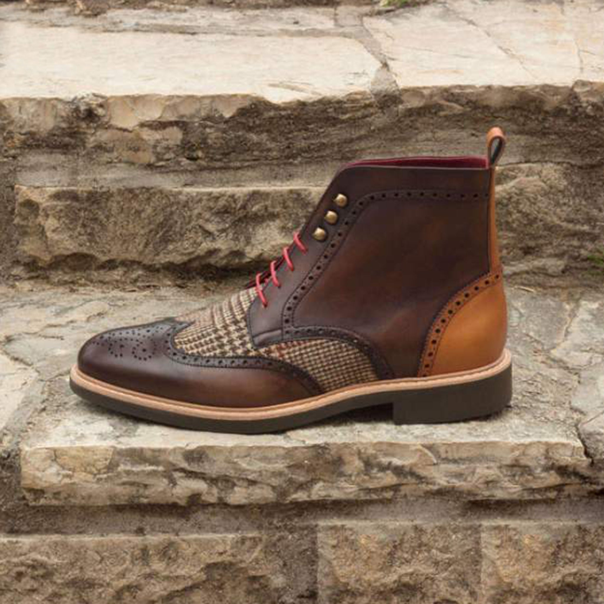 Military Brogue Boot