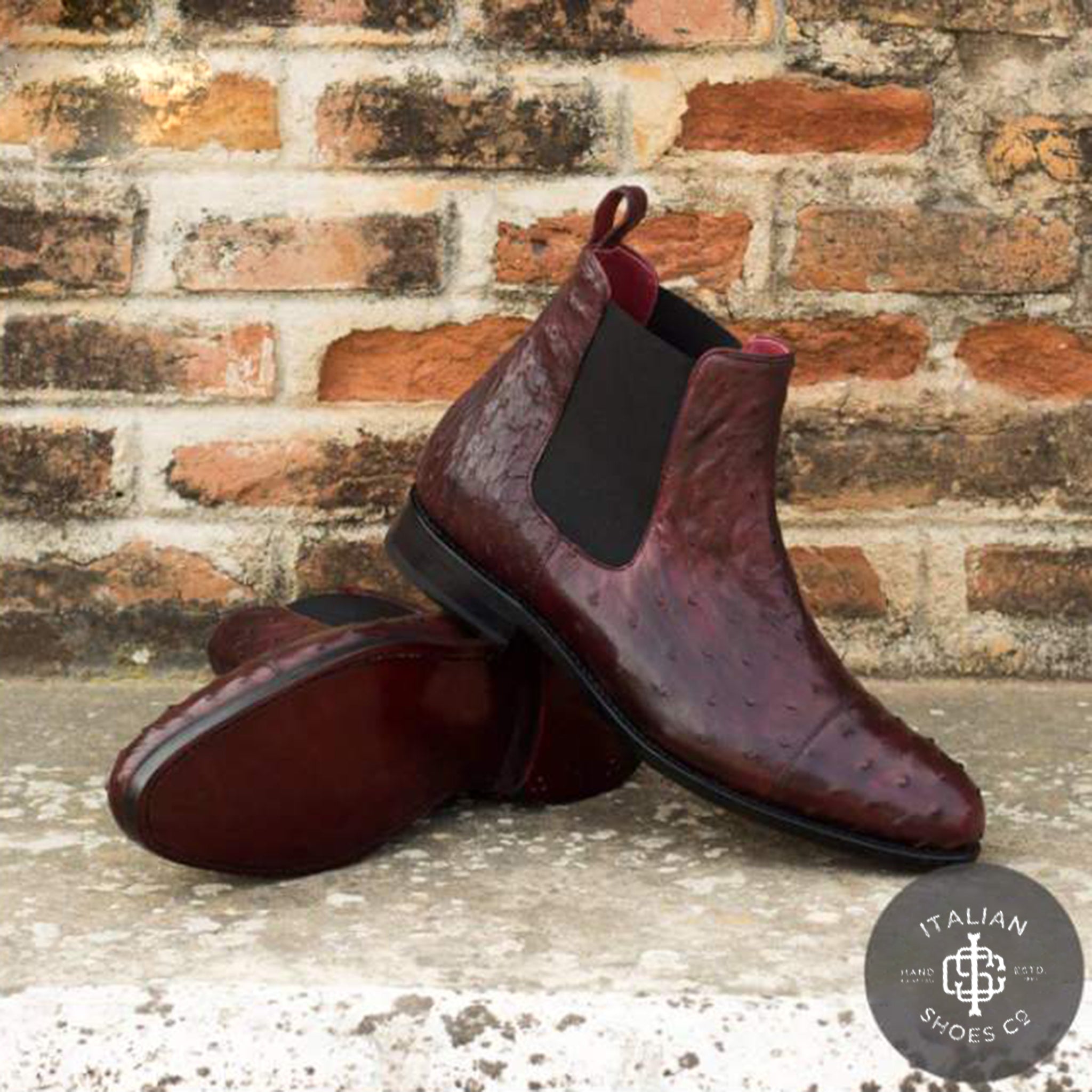 Chelsea Ostrich Boots