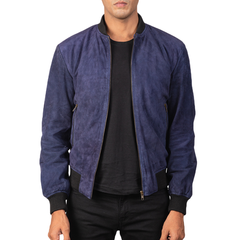 Hexal Suede Bomber Jacket