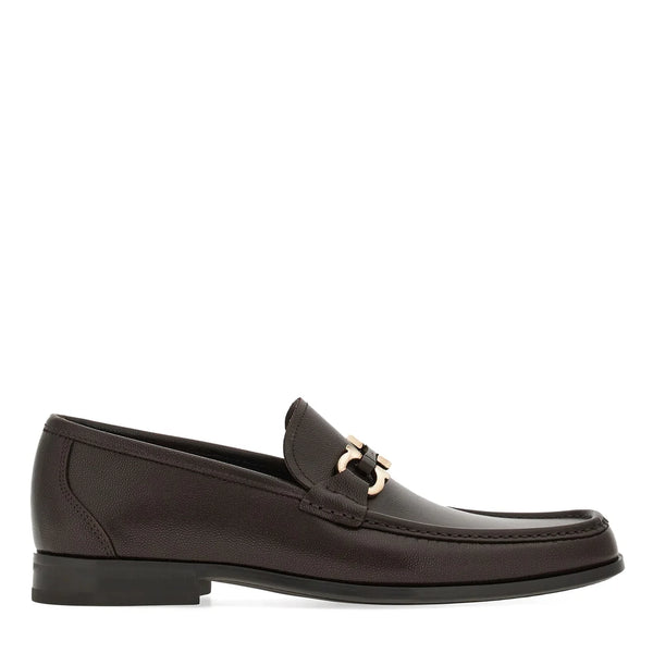 Classic Leather Horsebit Buckled Loafer for Men