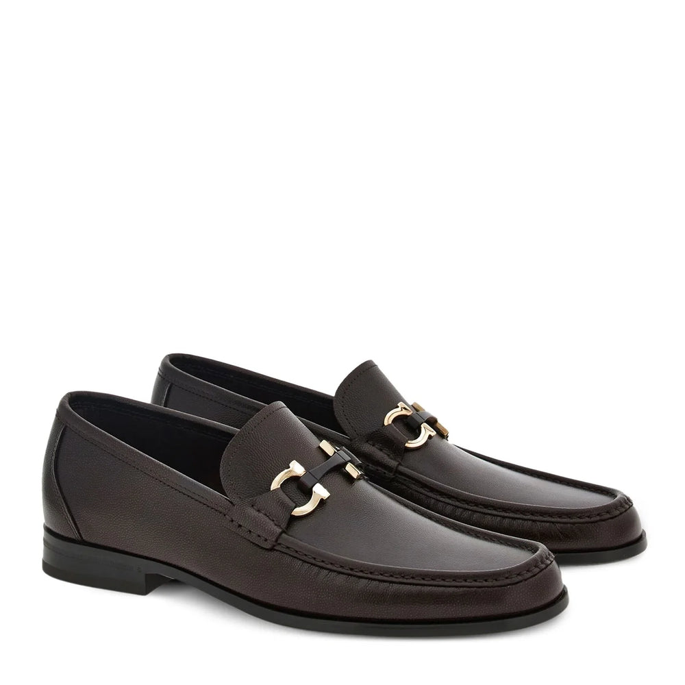 Classic Leather Horsebit Buckled Loafer for Men