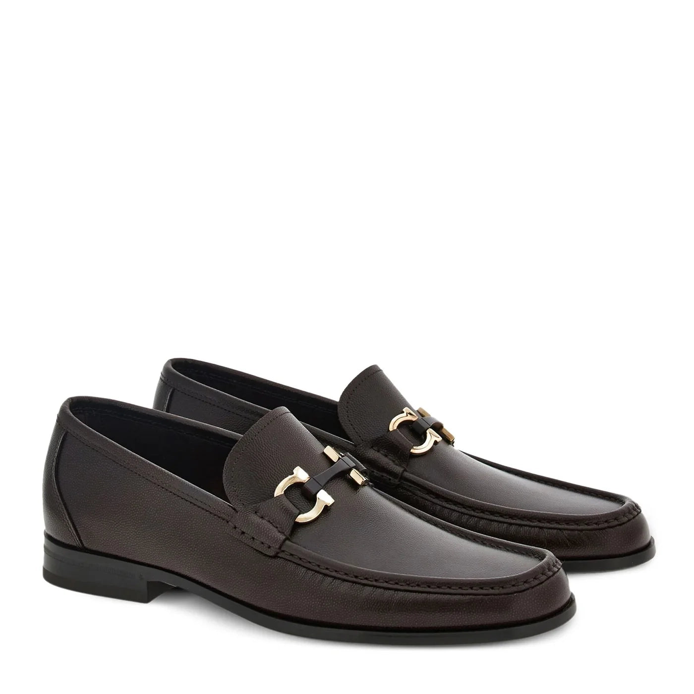 Dark Brown Leather Loafers