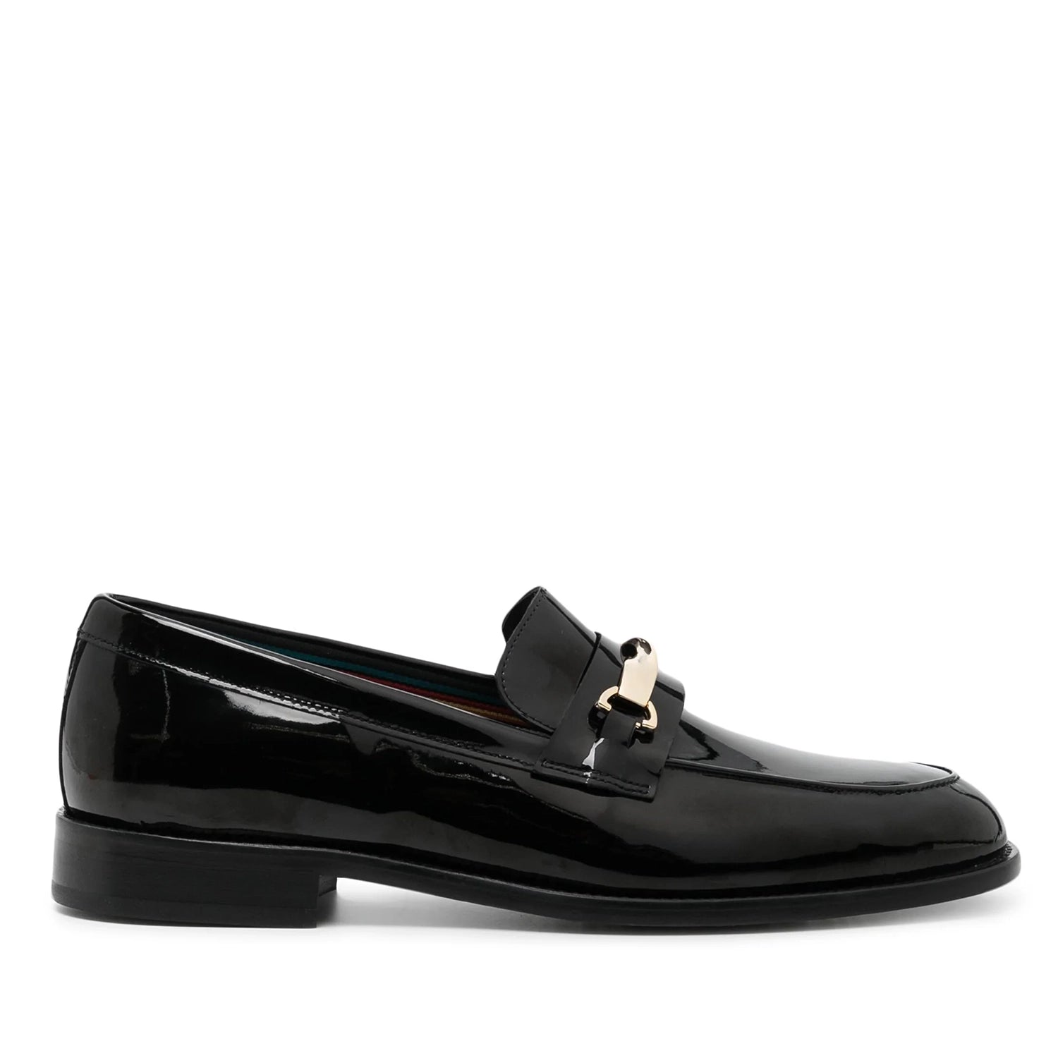 Black Patent Leather Party Wear Loafers