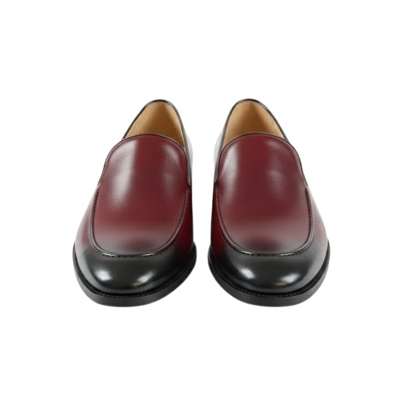 Regal Bordeaux Fade Leather Loafers