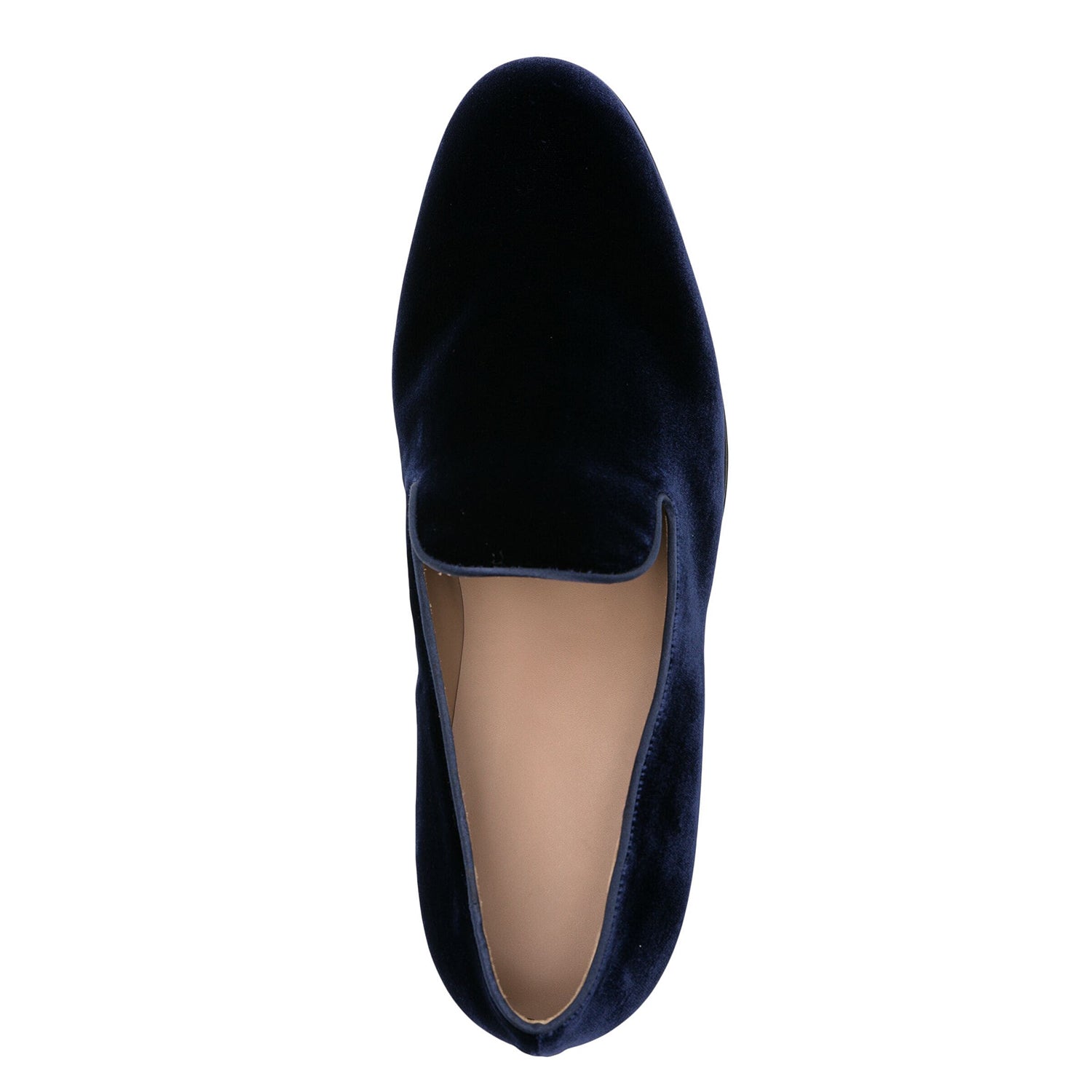 Blue Italian Velvet Loafers