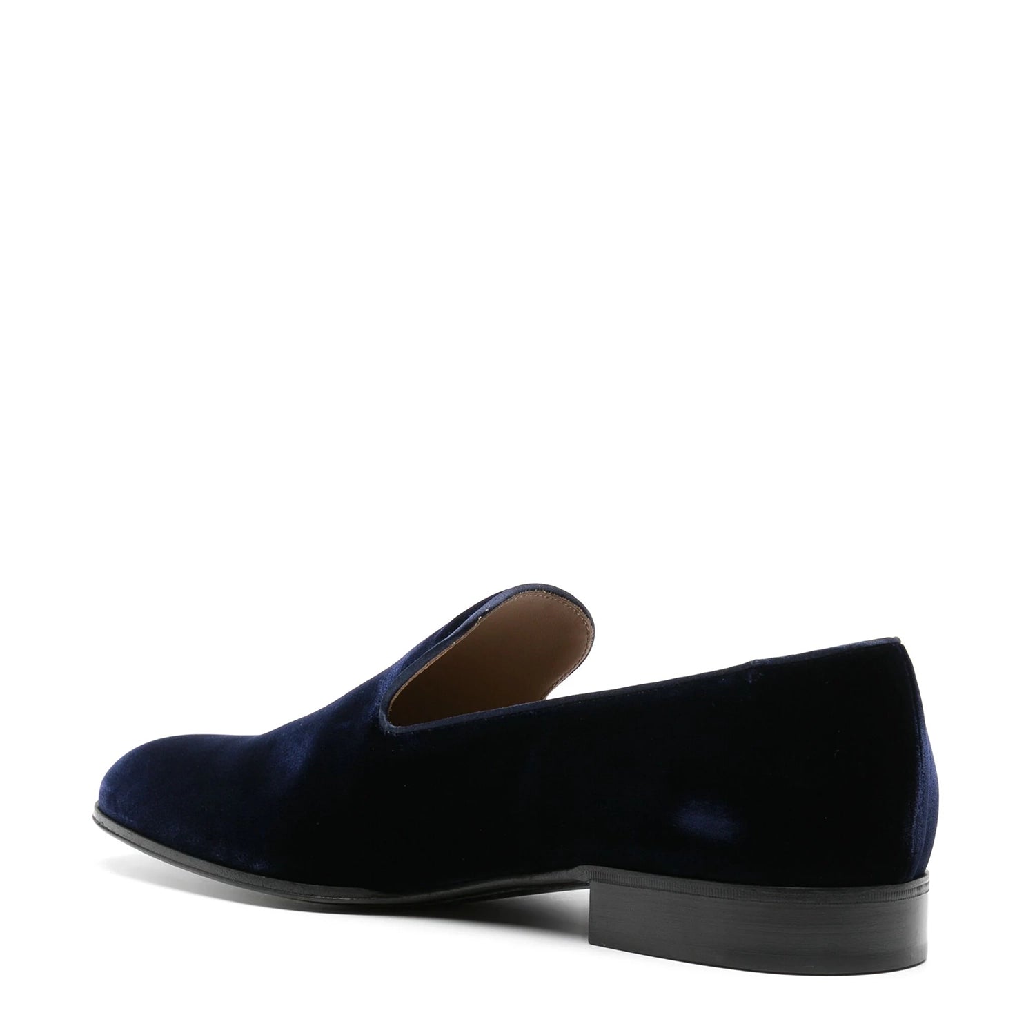 Blue Italian Velvet Loafers