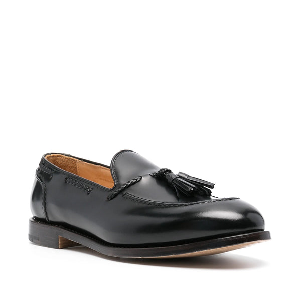 Leather Tassel loafers