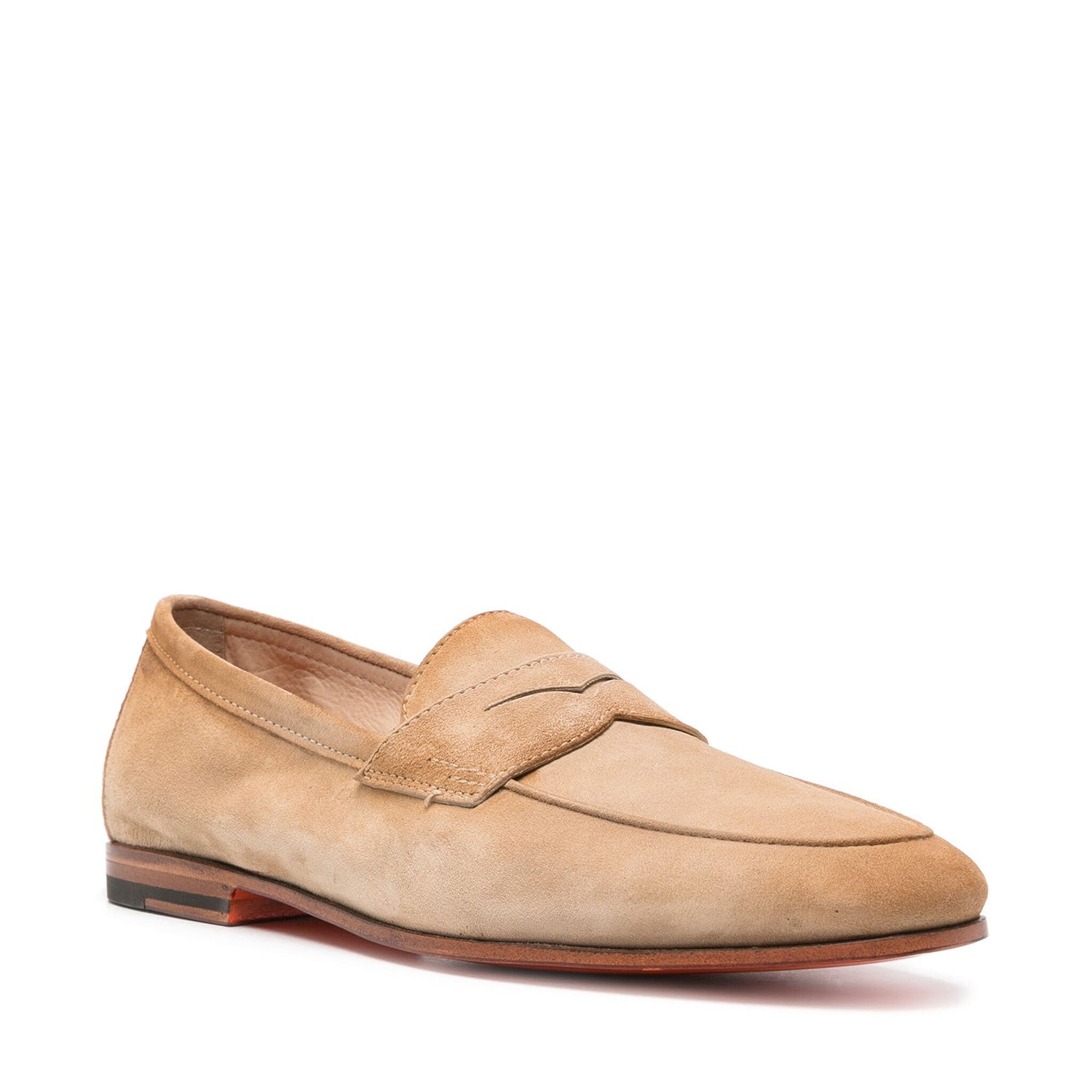 Suede Penny Loafers