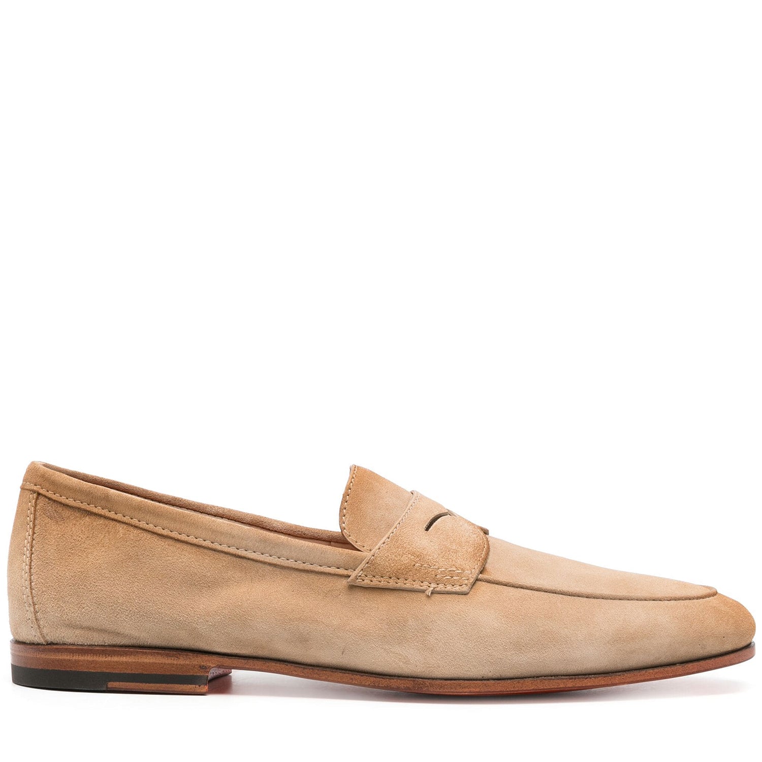 Suede Penny Loafers