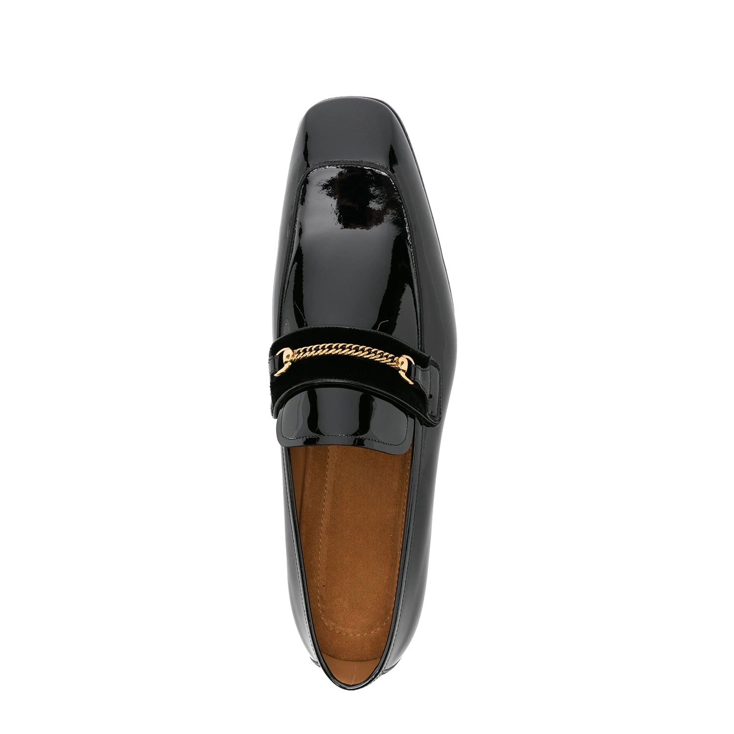 Bailey Chain leather loafers