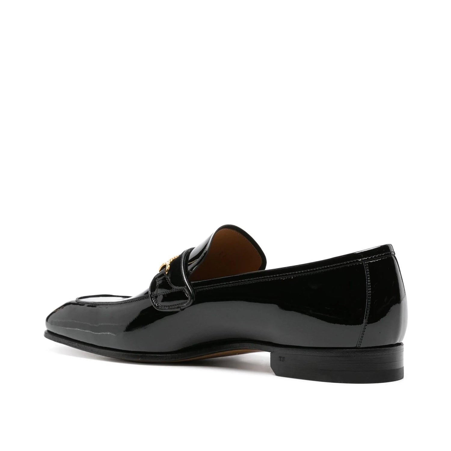 Bailey Chain leather loafers