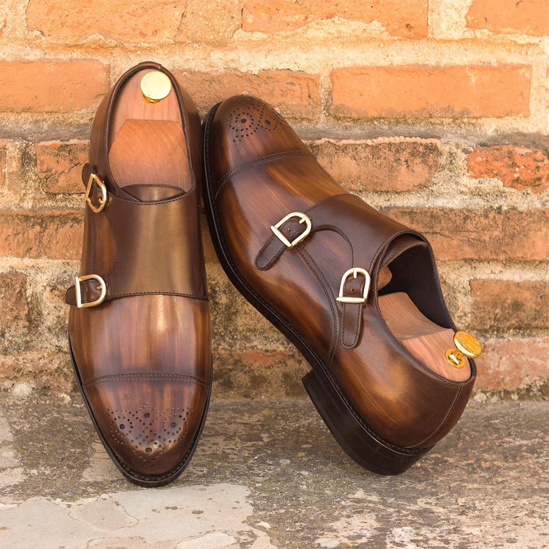 Nimbus Nudge Monkstrap Shoes