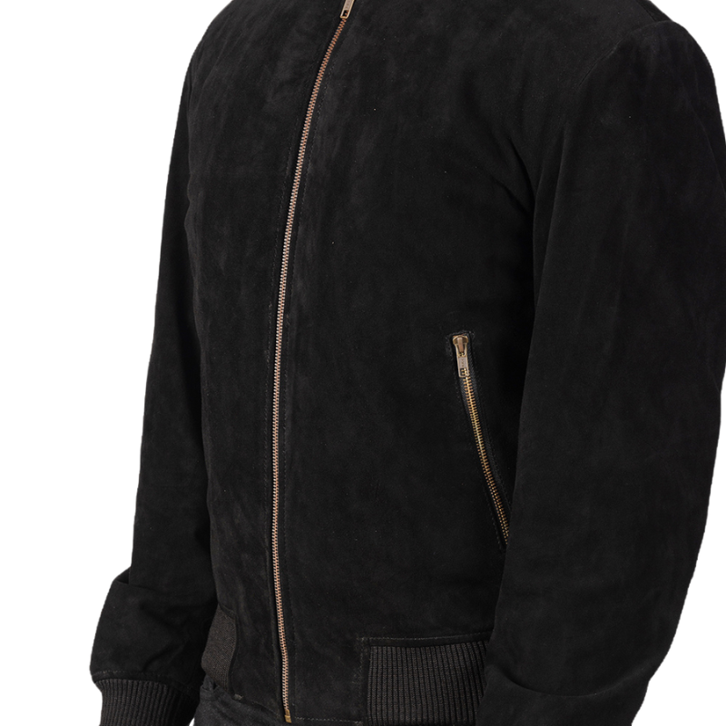 Hexal Suede Bomber Jacket