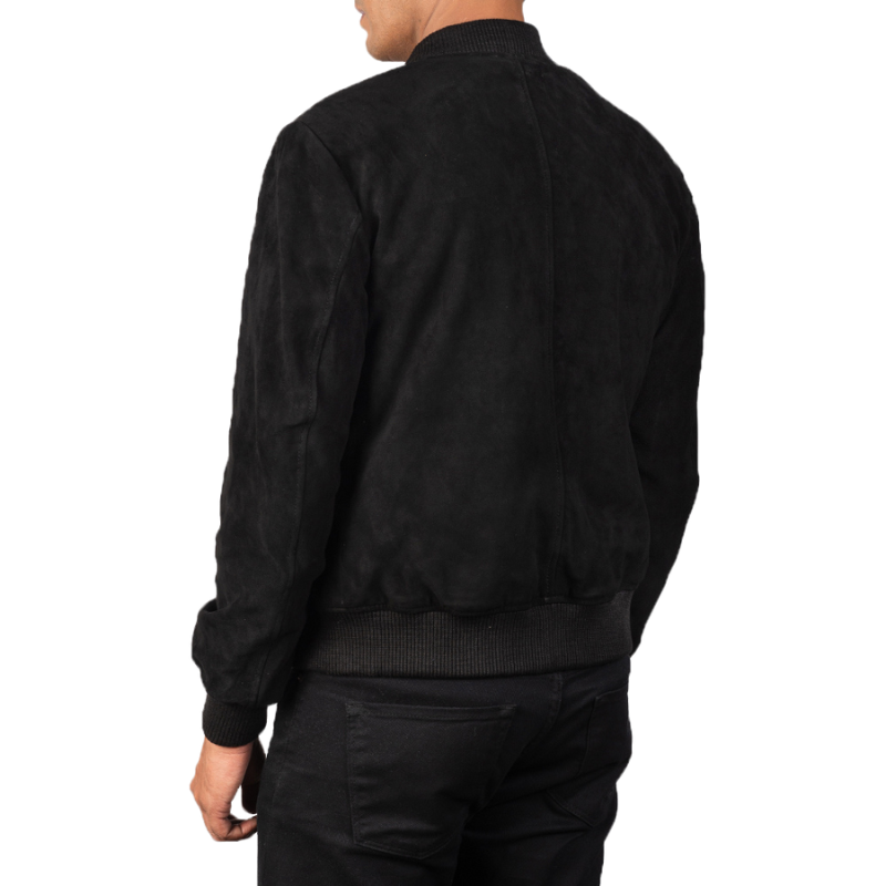 Hexal Suede Bomber Jacket