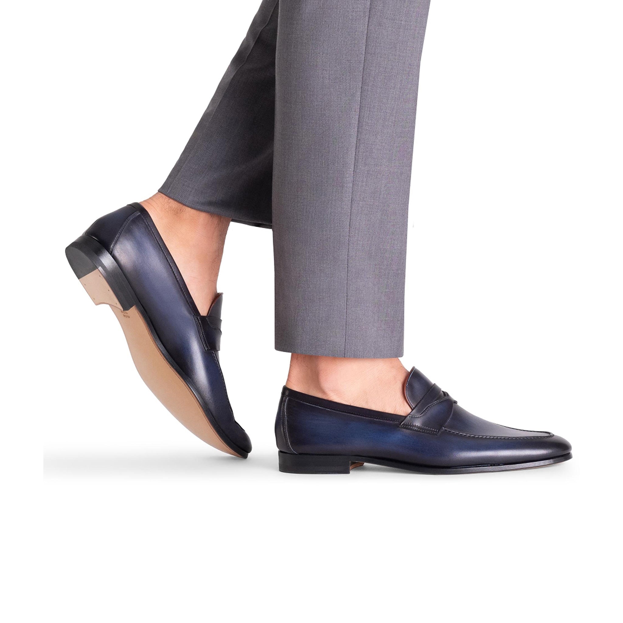 Blue Sasso Utilizes Classic Penny Loafer