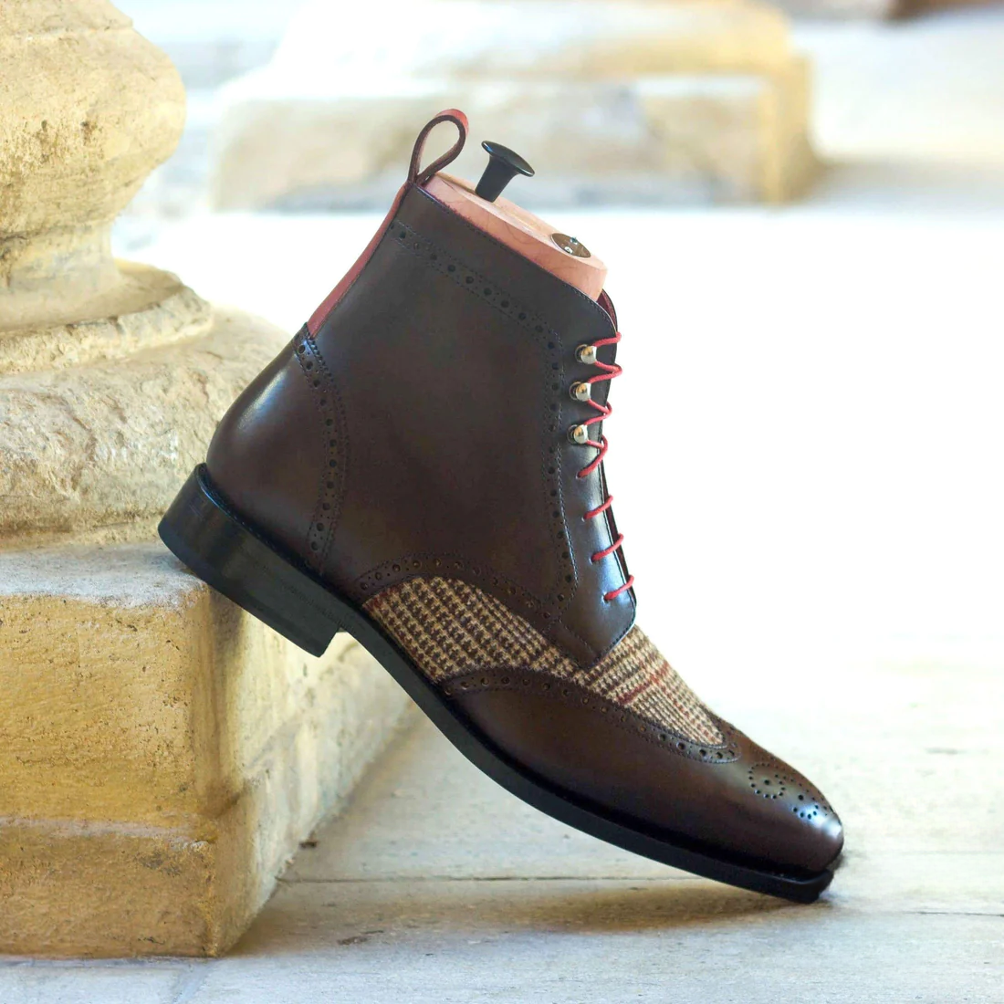 Military Brogue Boot