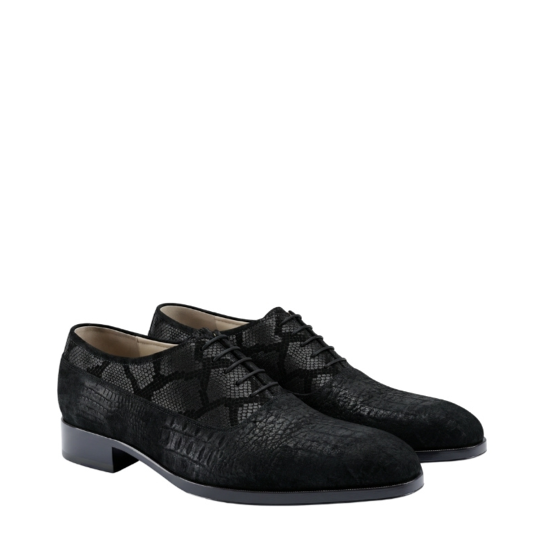 Serpente Textured Italian Oxford Shoes