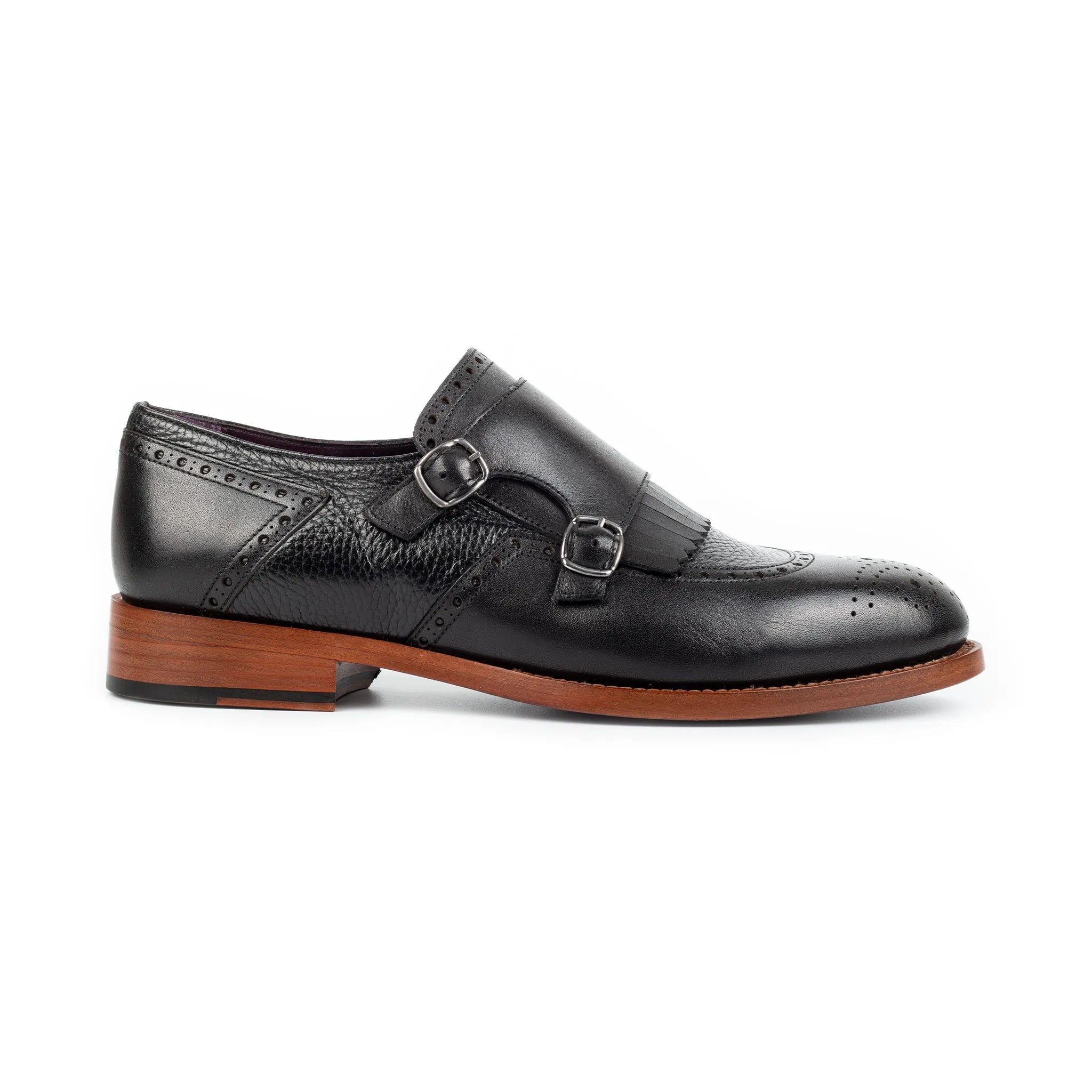 Brogue monk strap on sale shoes