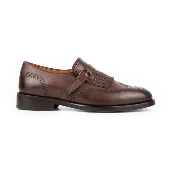 Chestnut Single Monk Strap Men s Shoes