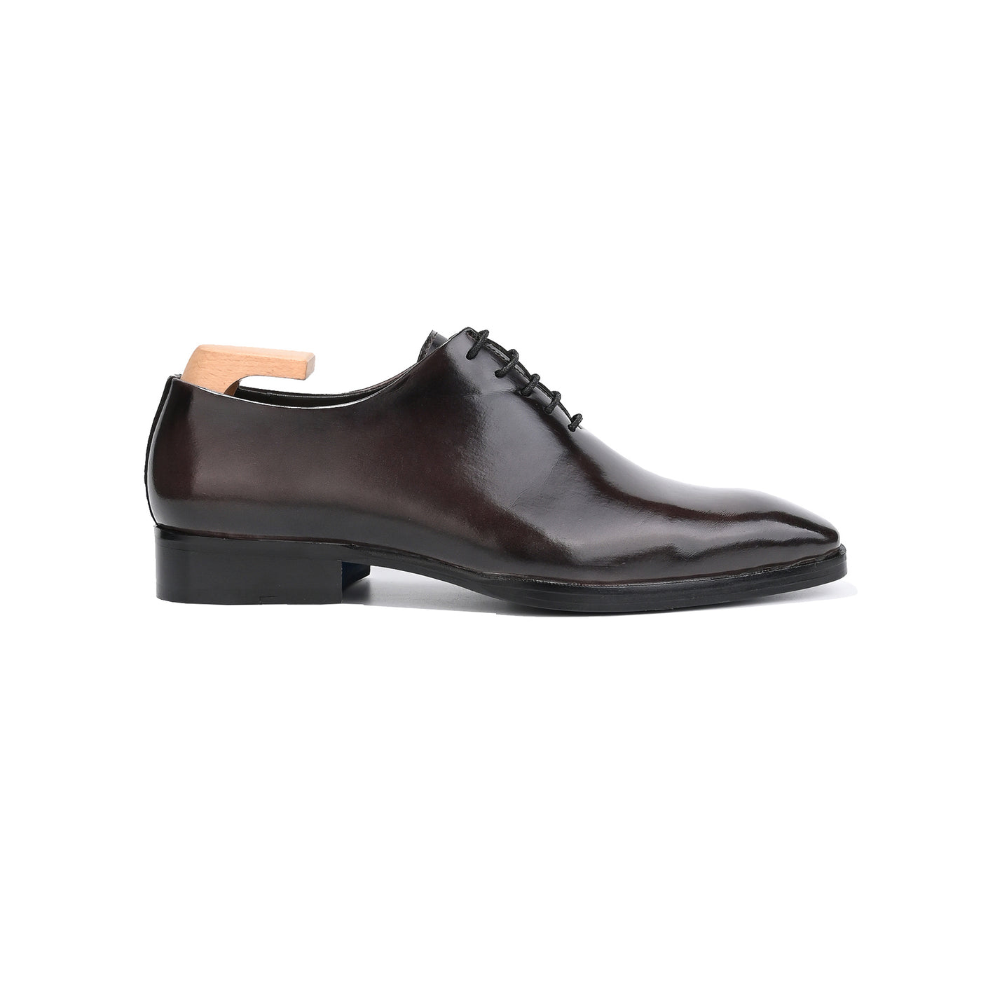 Classic Plane Toe Whole Cut Oxford Shoes