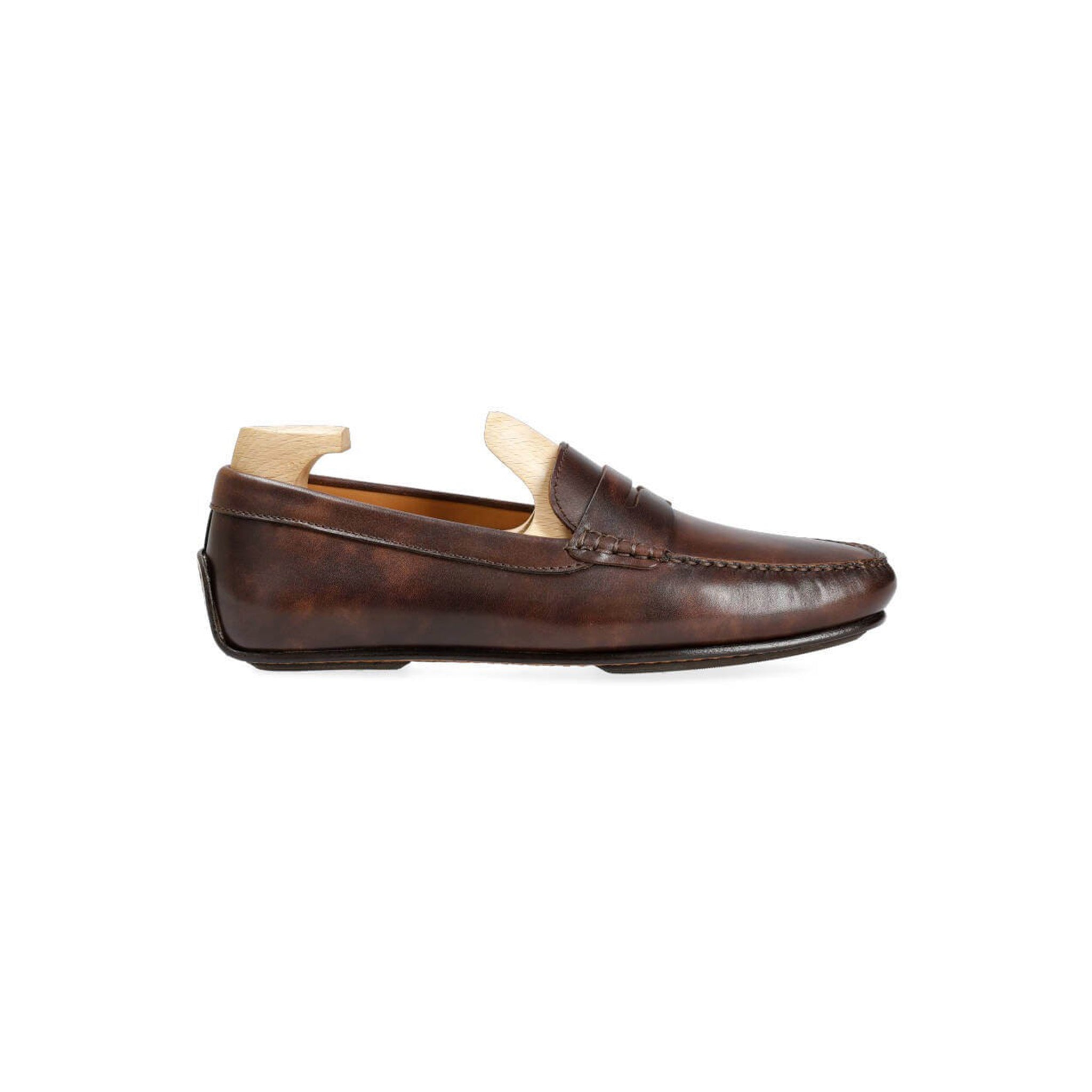 Copper Brown Penny Loafers