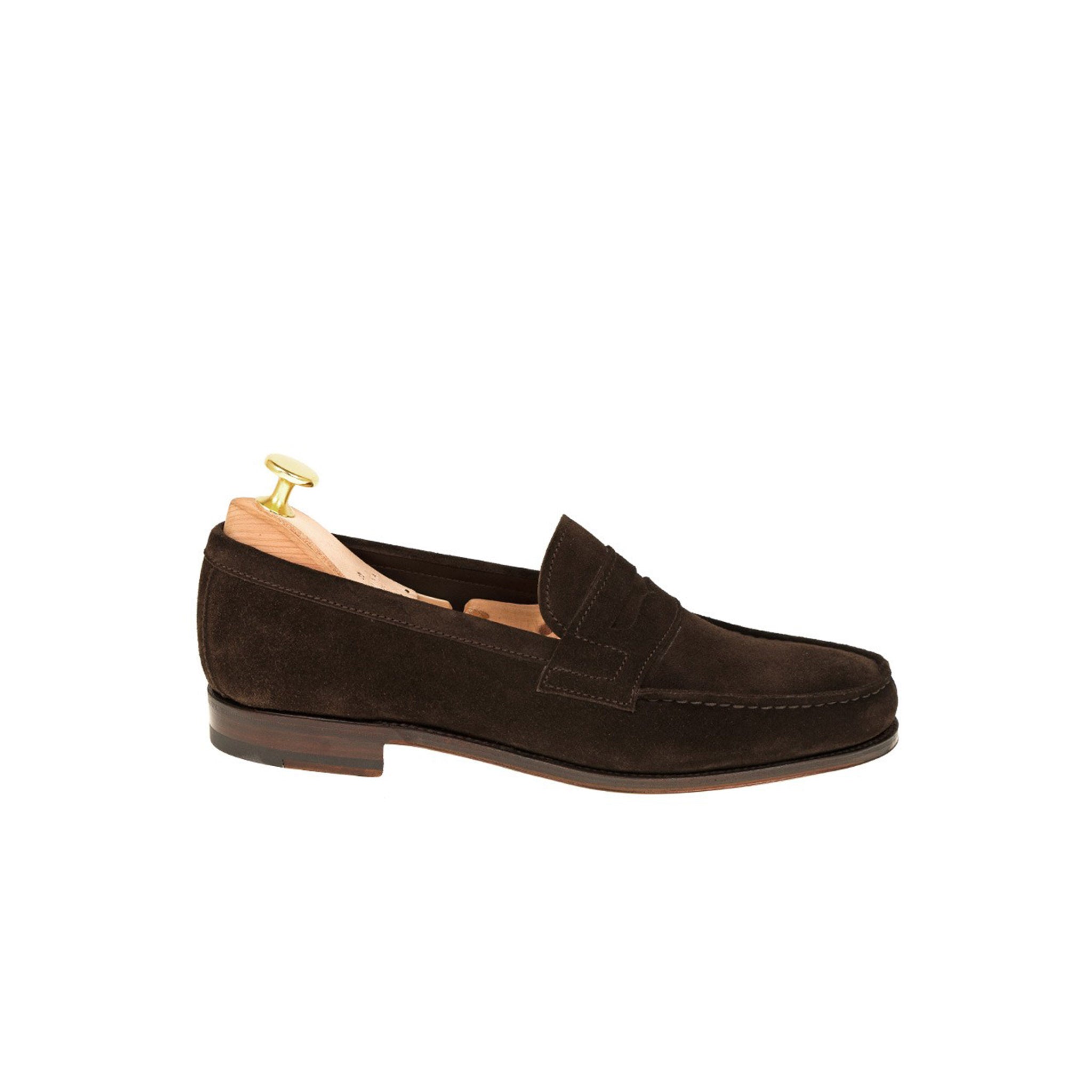 Dark Cocoa Leather Penny Loafer