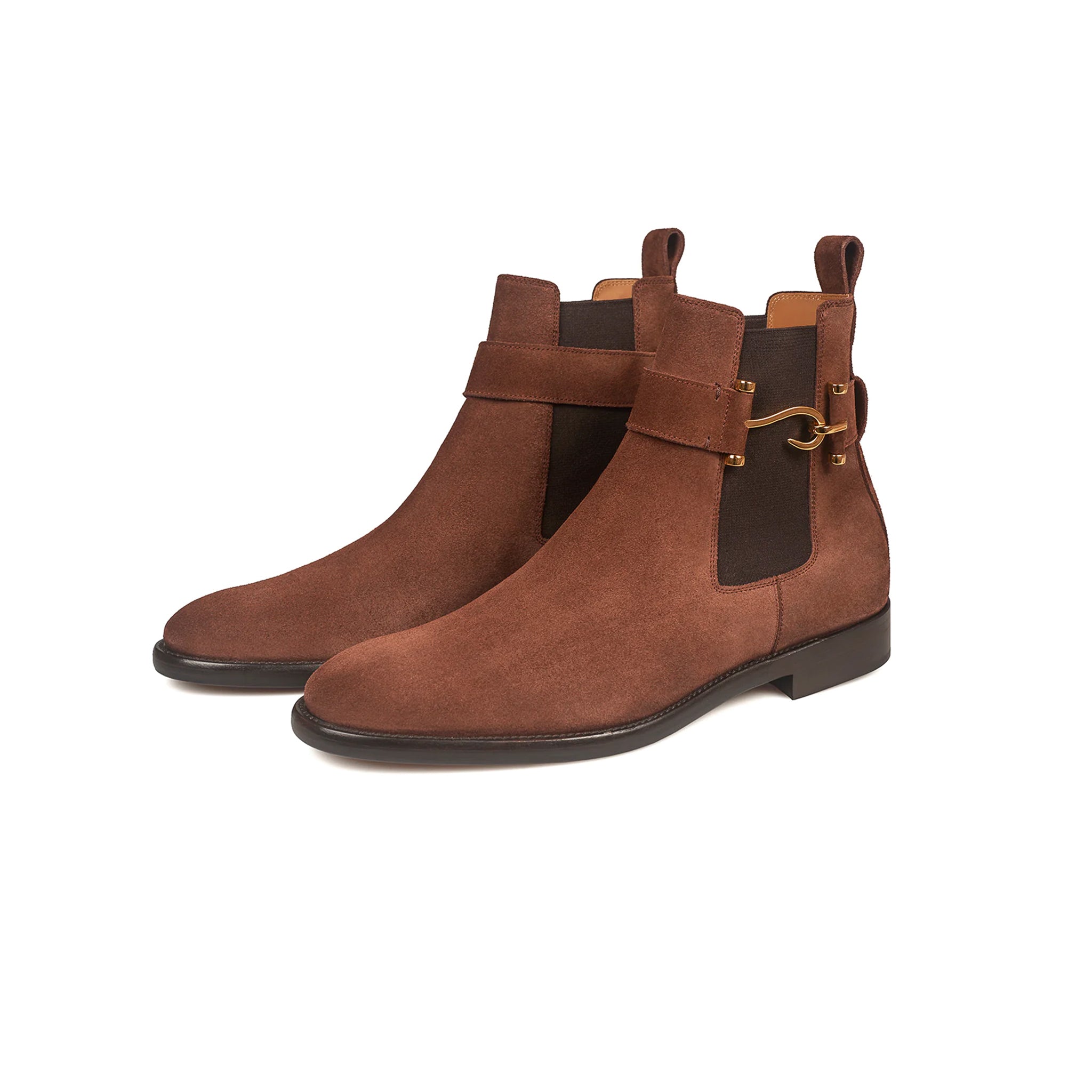 Diego Leather High Ankle Boots