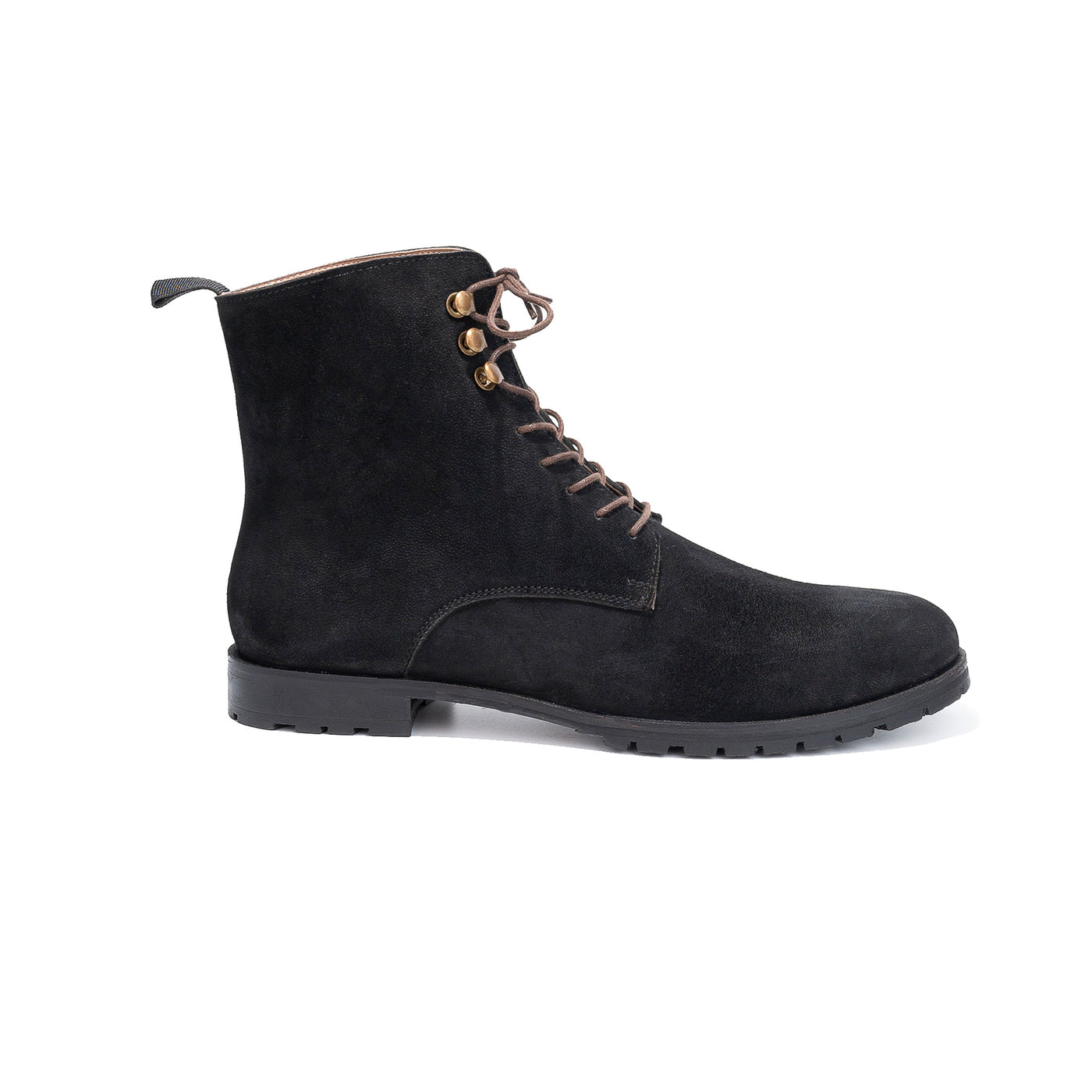Federico Panelled Lace Up Boots