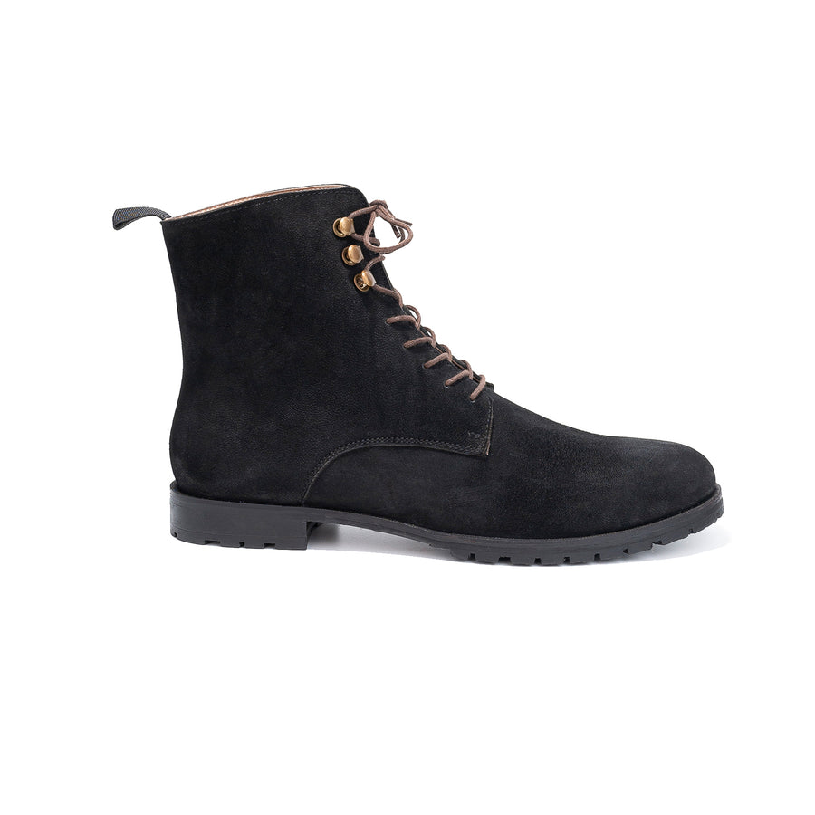 Federico Panelled Lace Up Boots