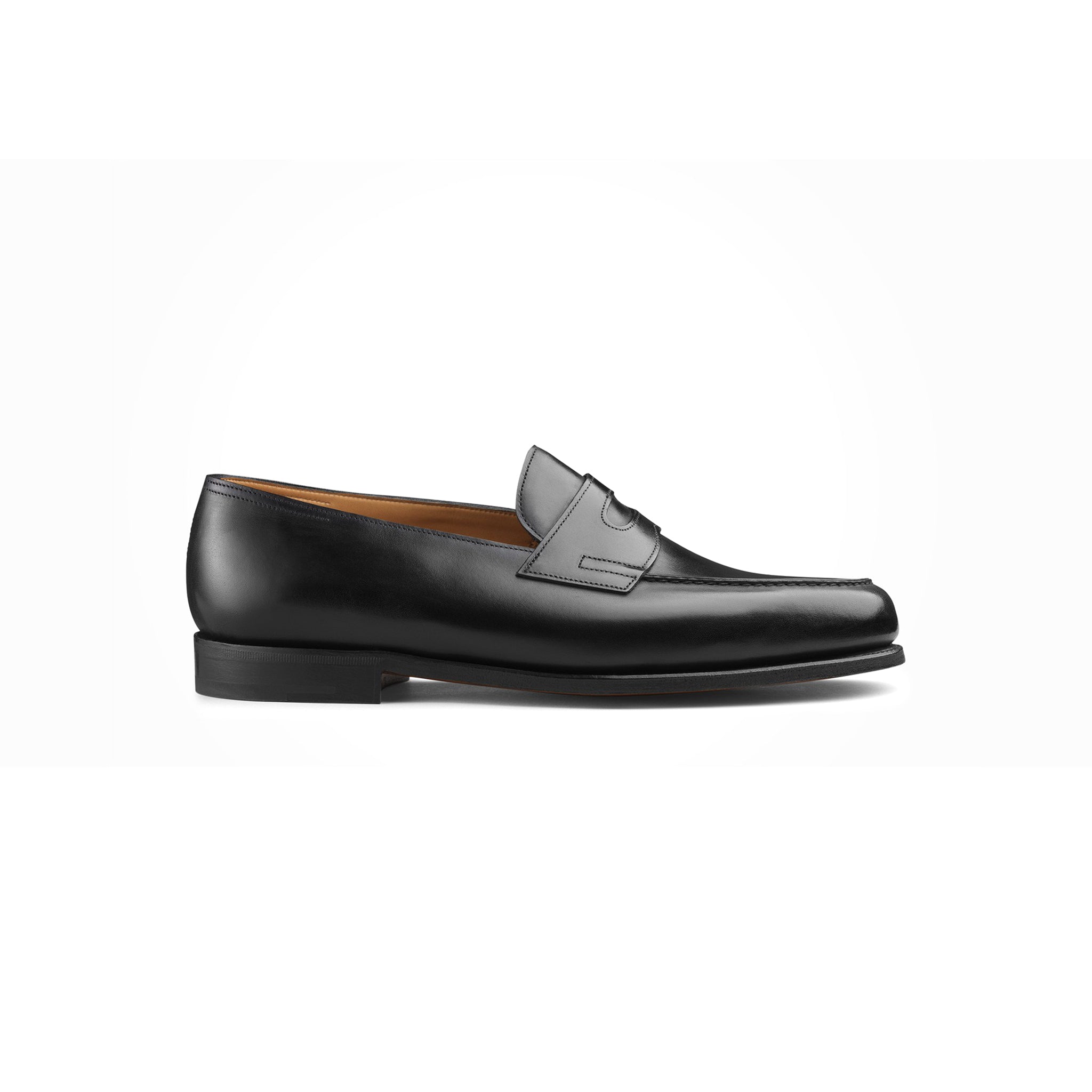 Iconic Black Calf Penny Loafers