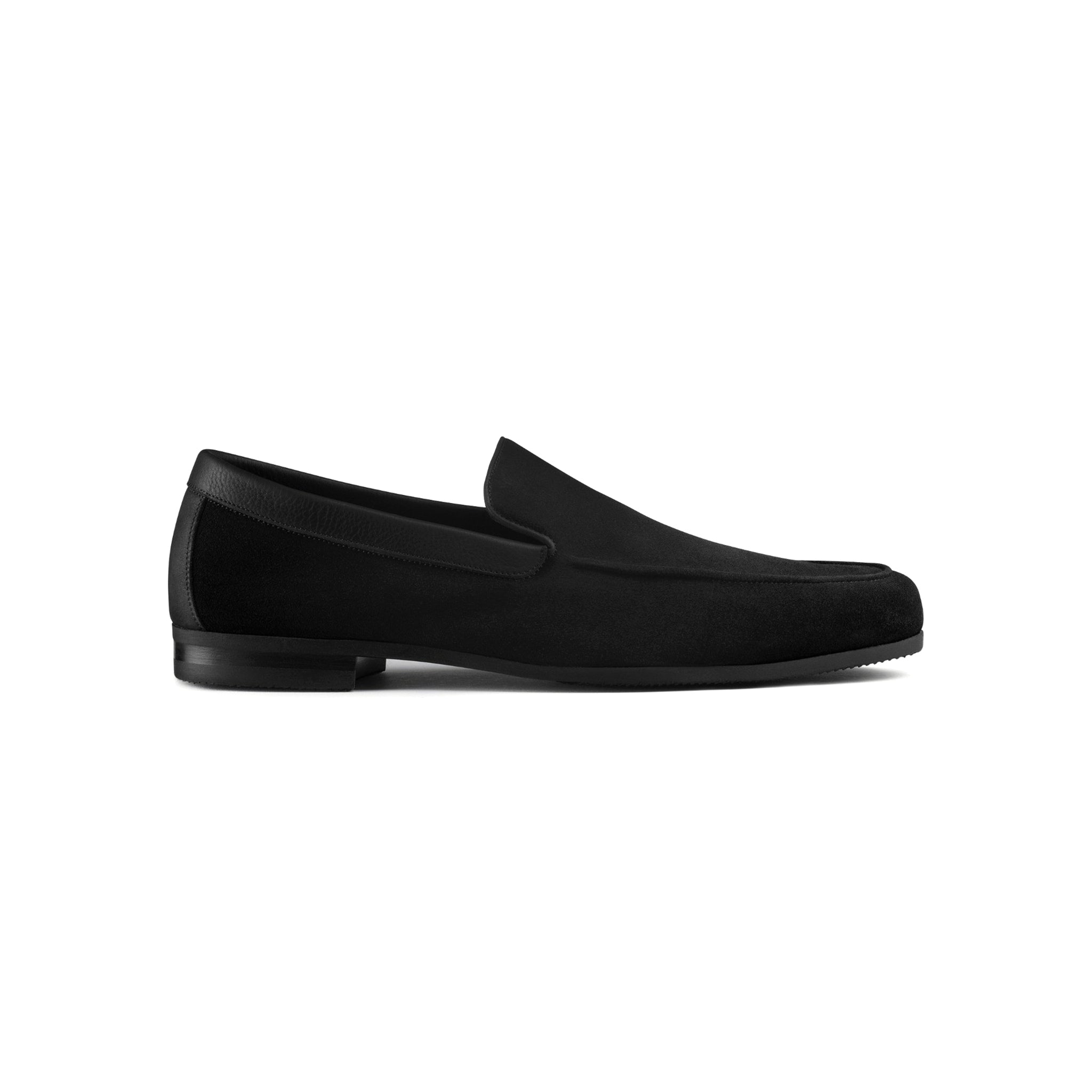 Ludovica Black Velvet Loafers hover image