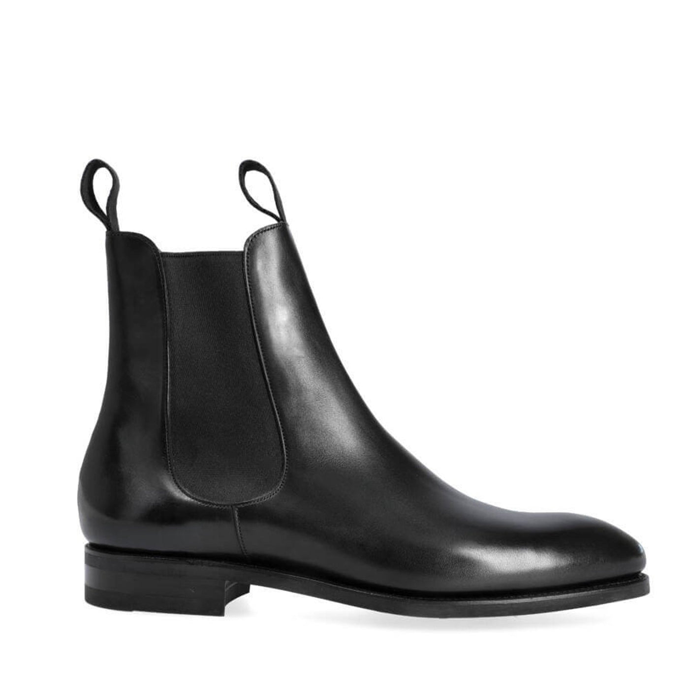 Chelsea Black Leather Boots - Italian Shoes Company