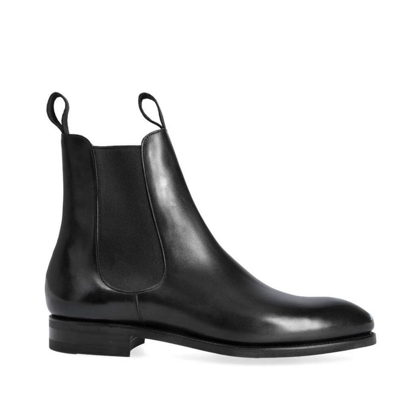 Midnight Classic Chelsea Leather Boots