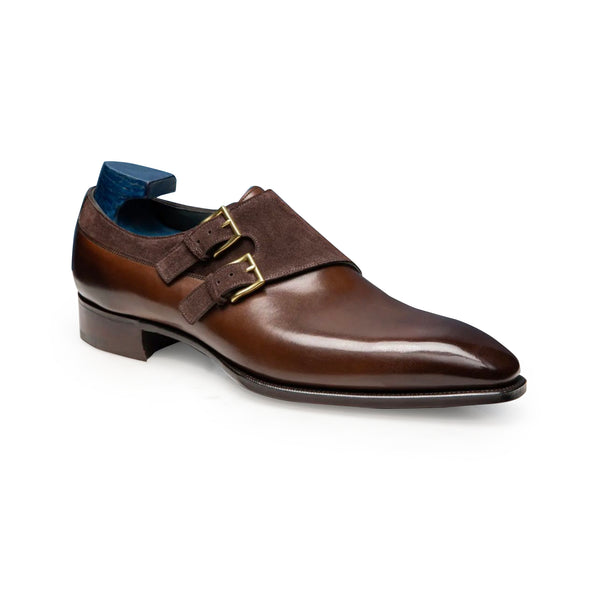 Cocoa Double Monk Straps Shoes