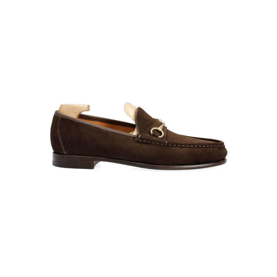 Woody Brown Leather Italian Loafers