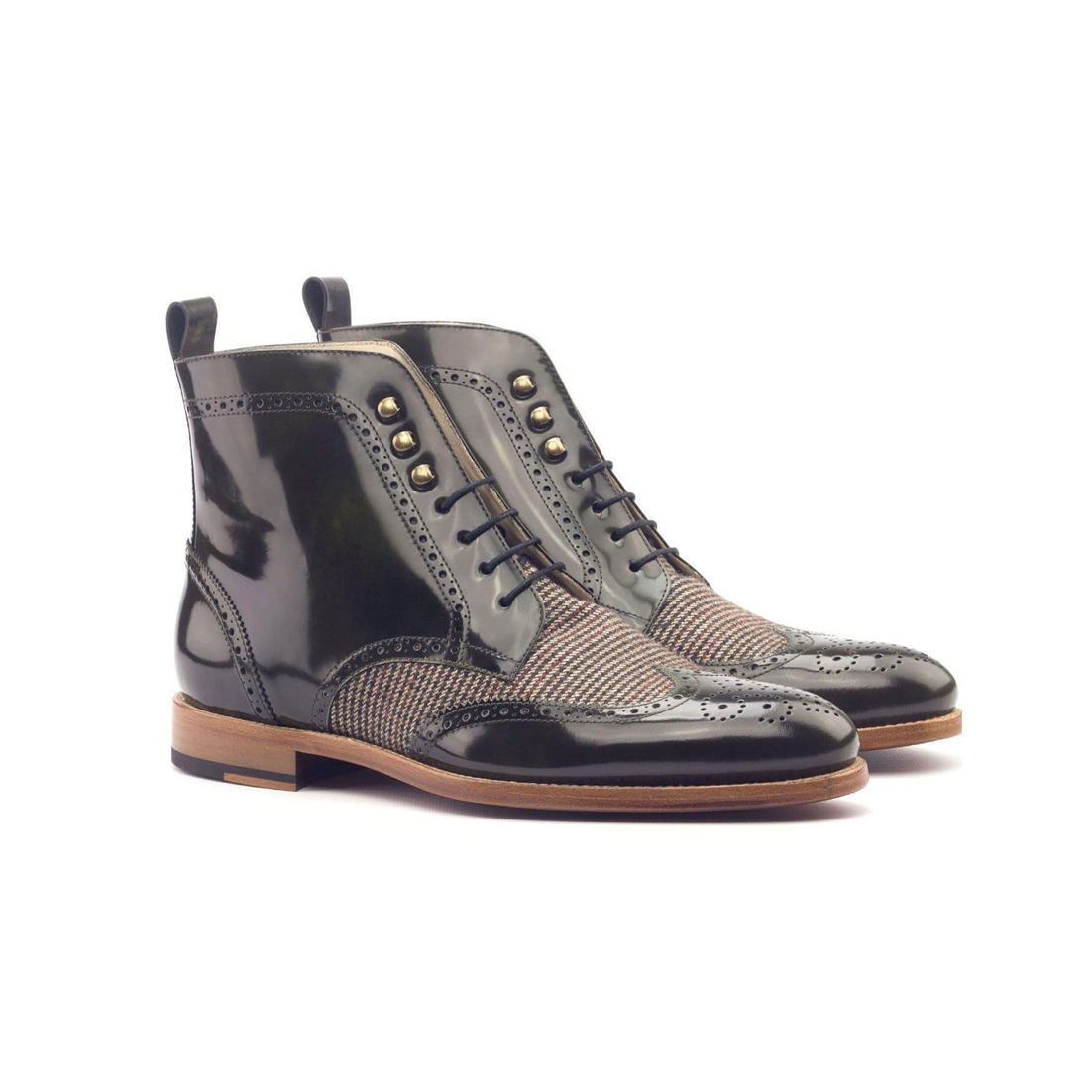 Military Brogue Boot