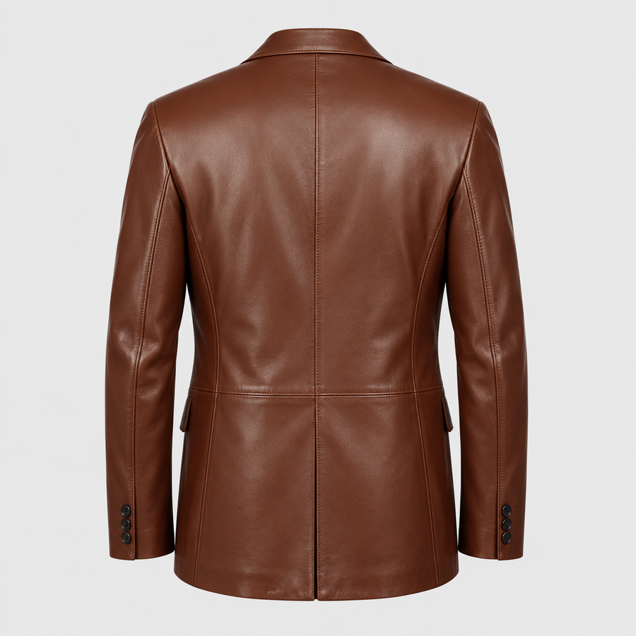 Astaire Leather Blazer