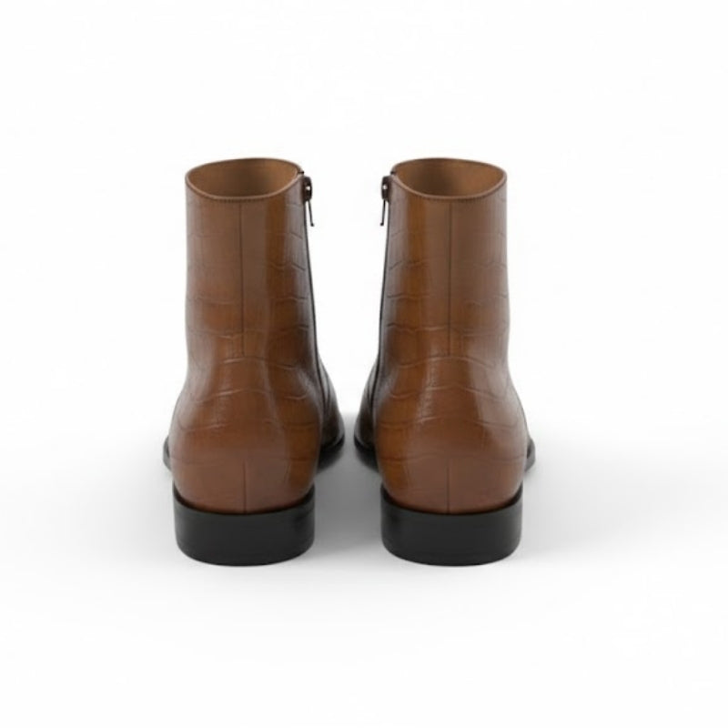 Crocelle Luxury Zip Dress Boots