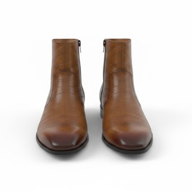 Crocelle Luxury Zip Dress Boots