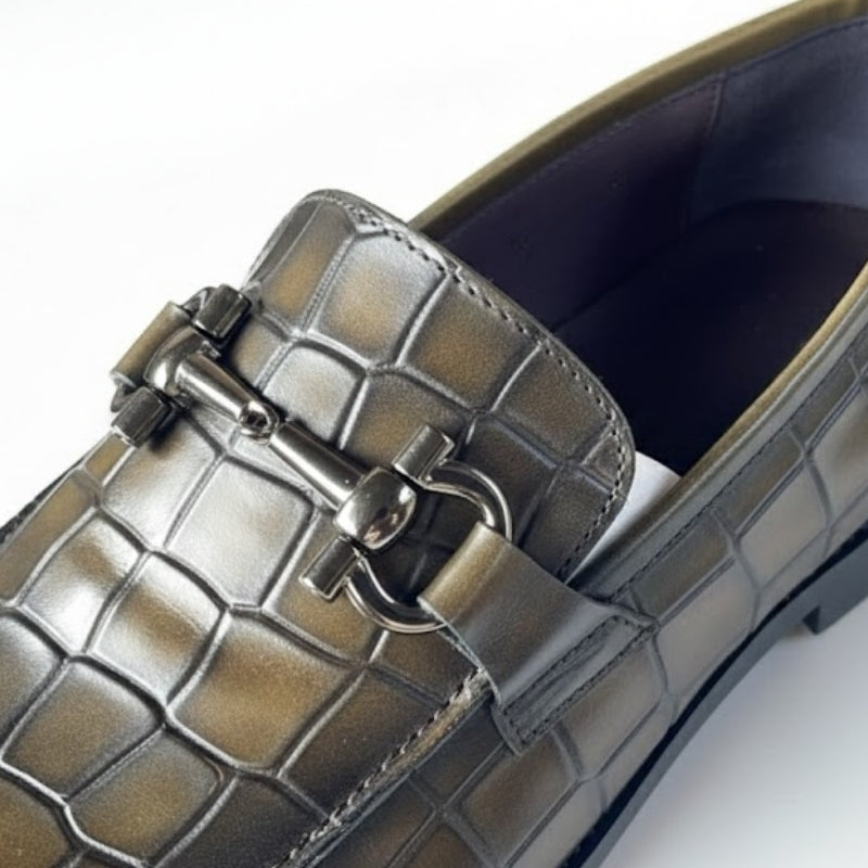 Croc Luxe Classic Horsebit Loafers